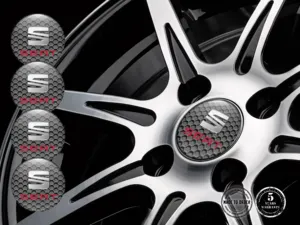 Seat Édition Emblèmes Roues Étiquettes Résine Personnalisées